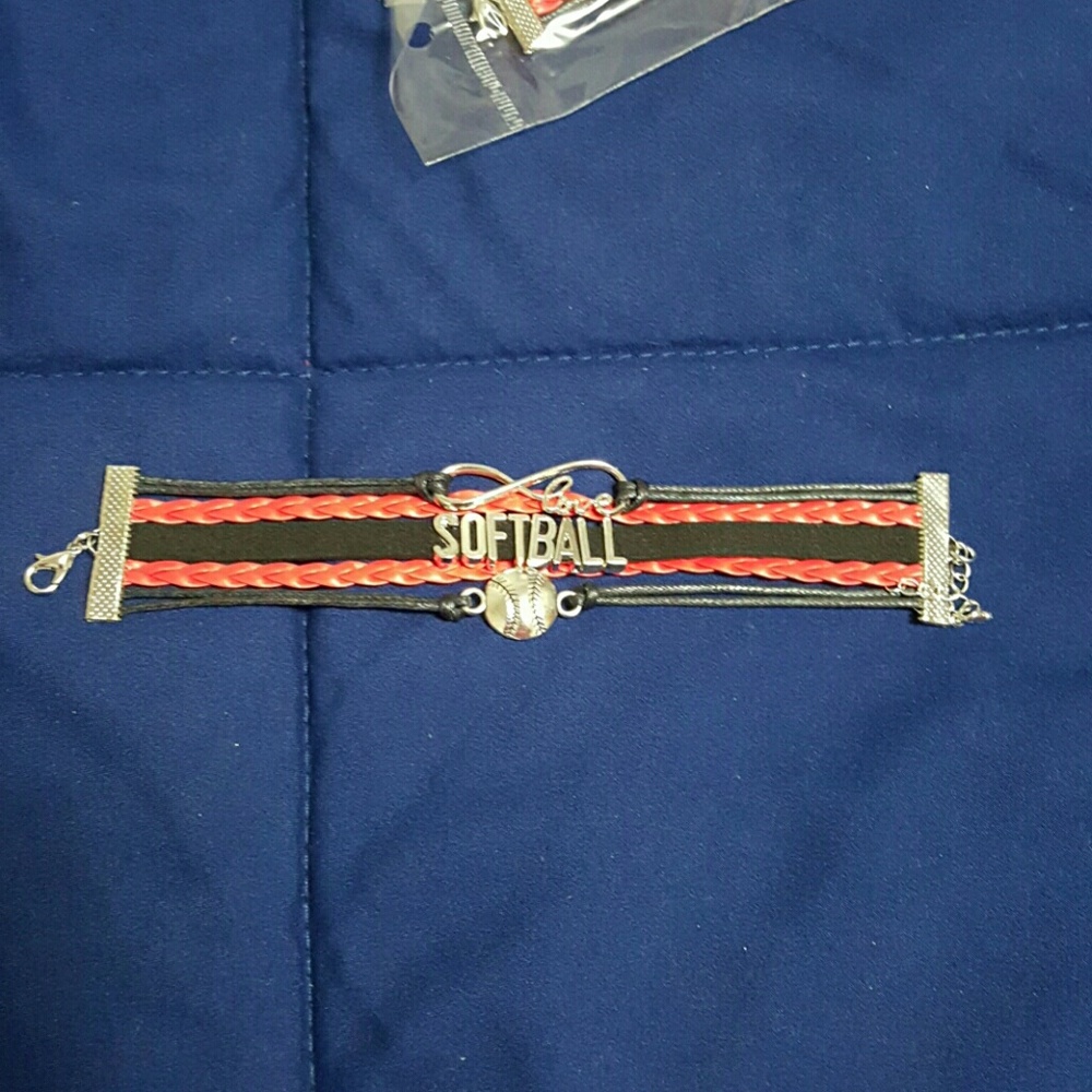 softball bracelets, set of 3 (107)